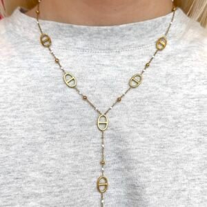 Sautoir PETIYE blanc