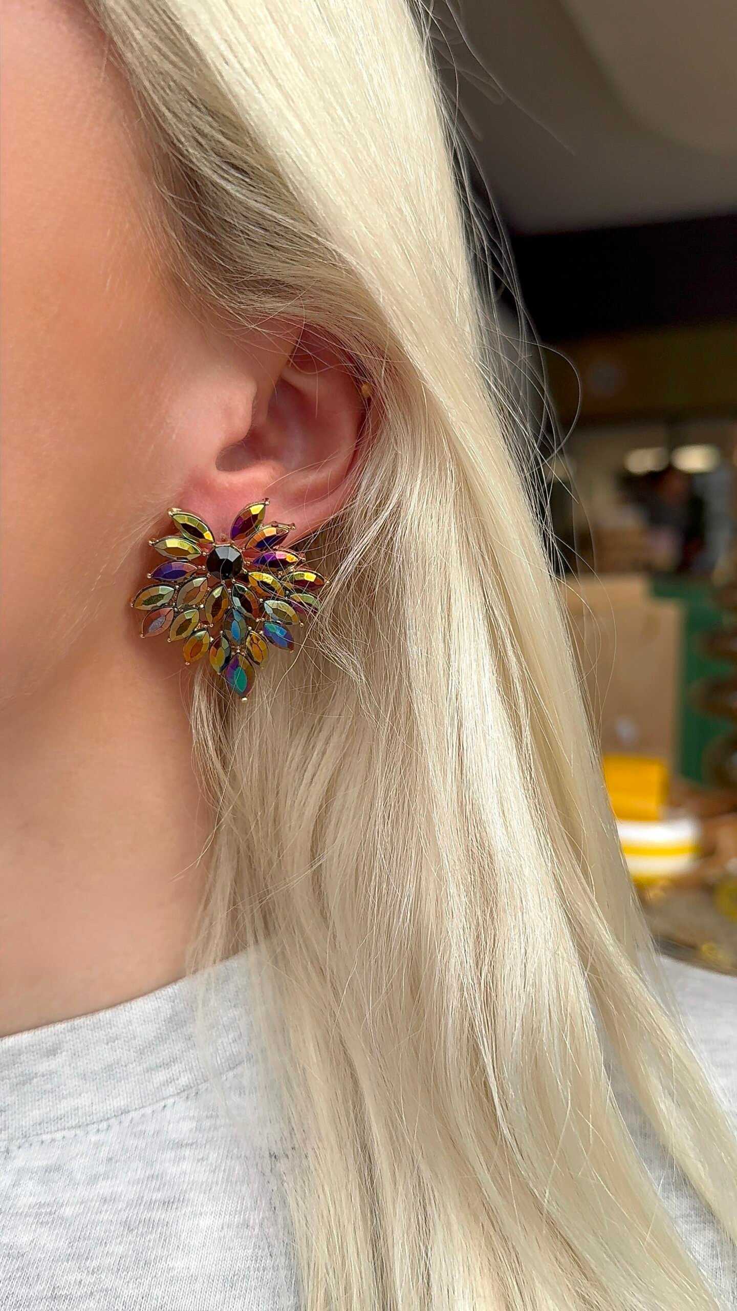 Boucles d'oreilles ZIZA multicolore