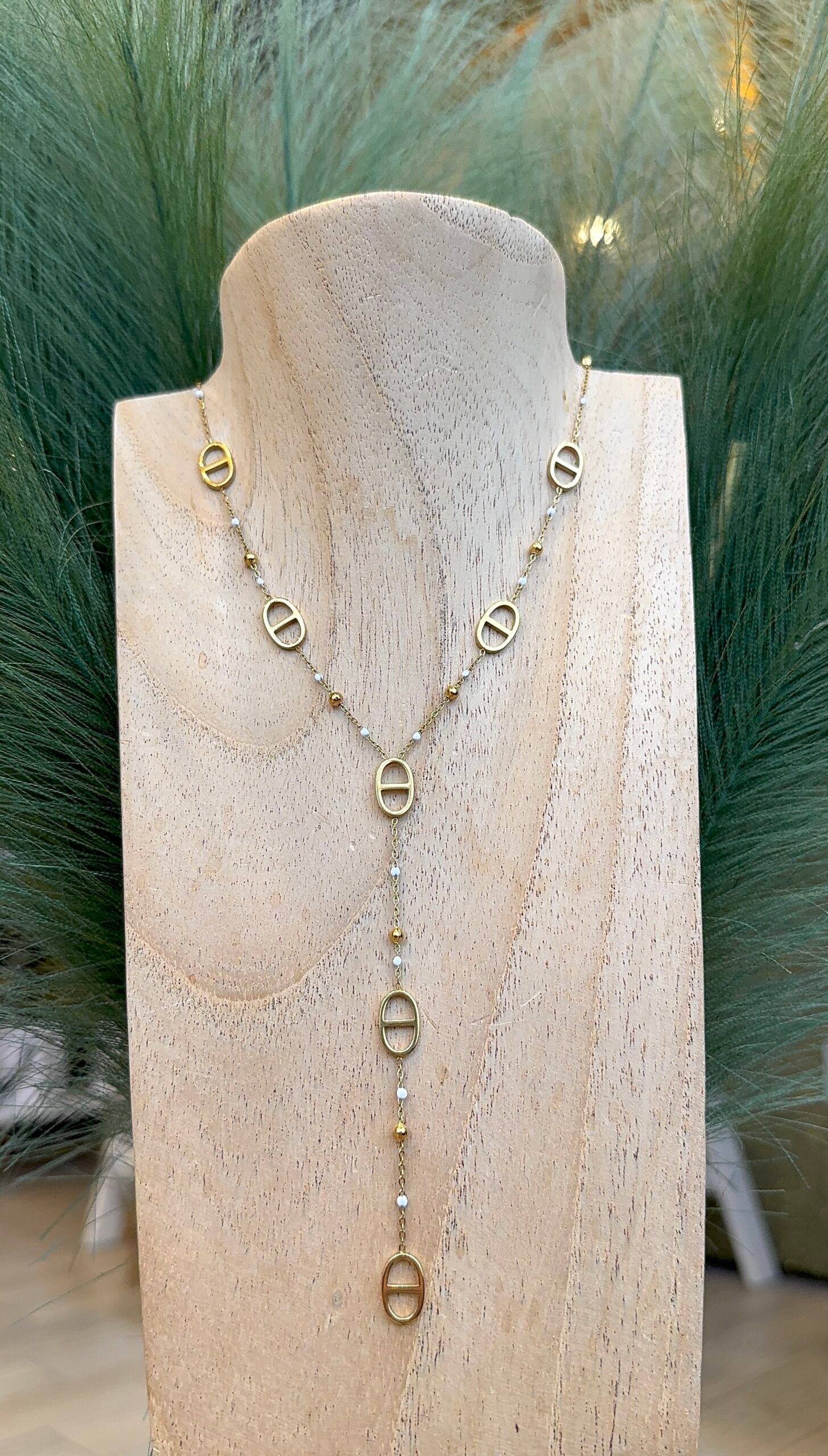 Sautoir PETIYE blanc – Image 2