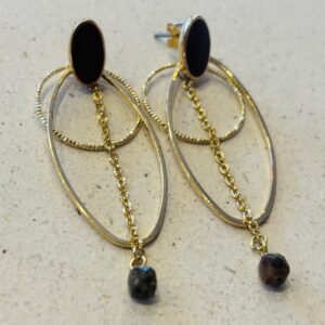 Boucles d'oreilles RUTH marron