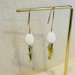 Boucles d'oreilles SOLANGE blanc