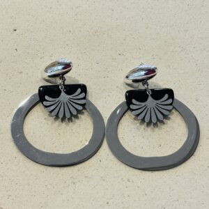 Boucles d'oreilles MAEVE noir