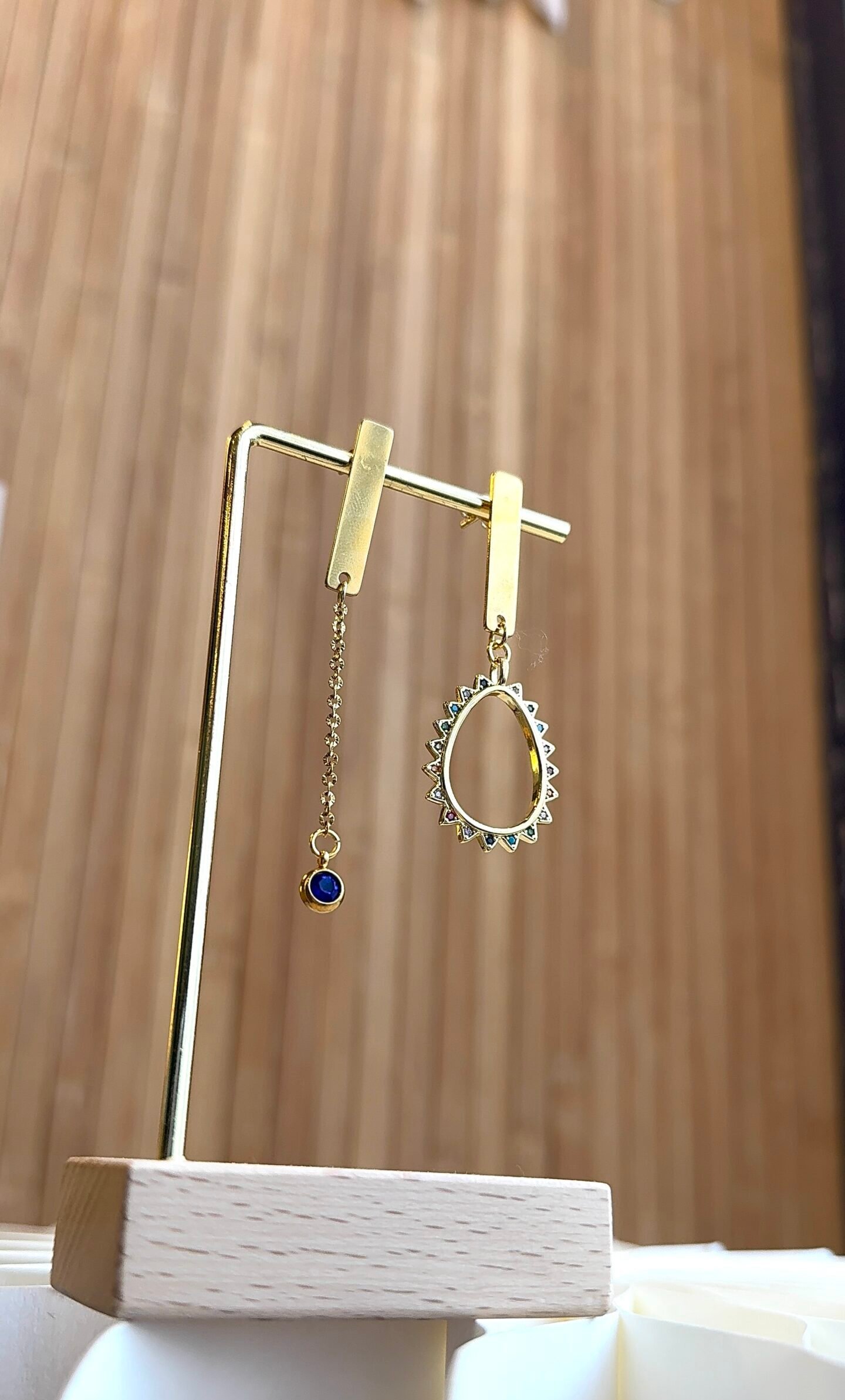 Boucles d'oreilles JACQUELINE bleu multicolore