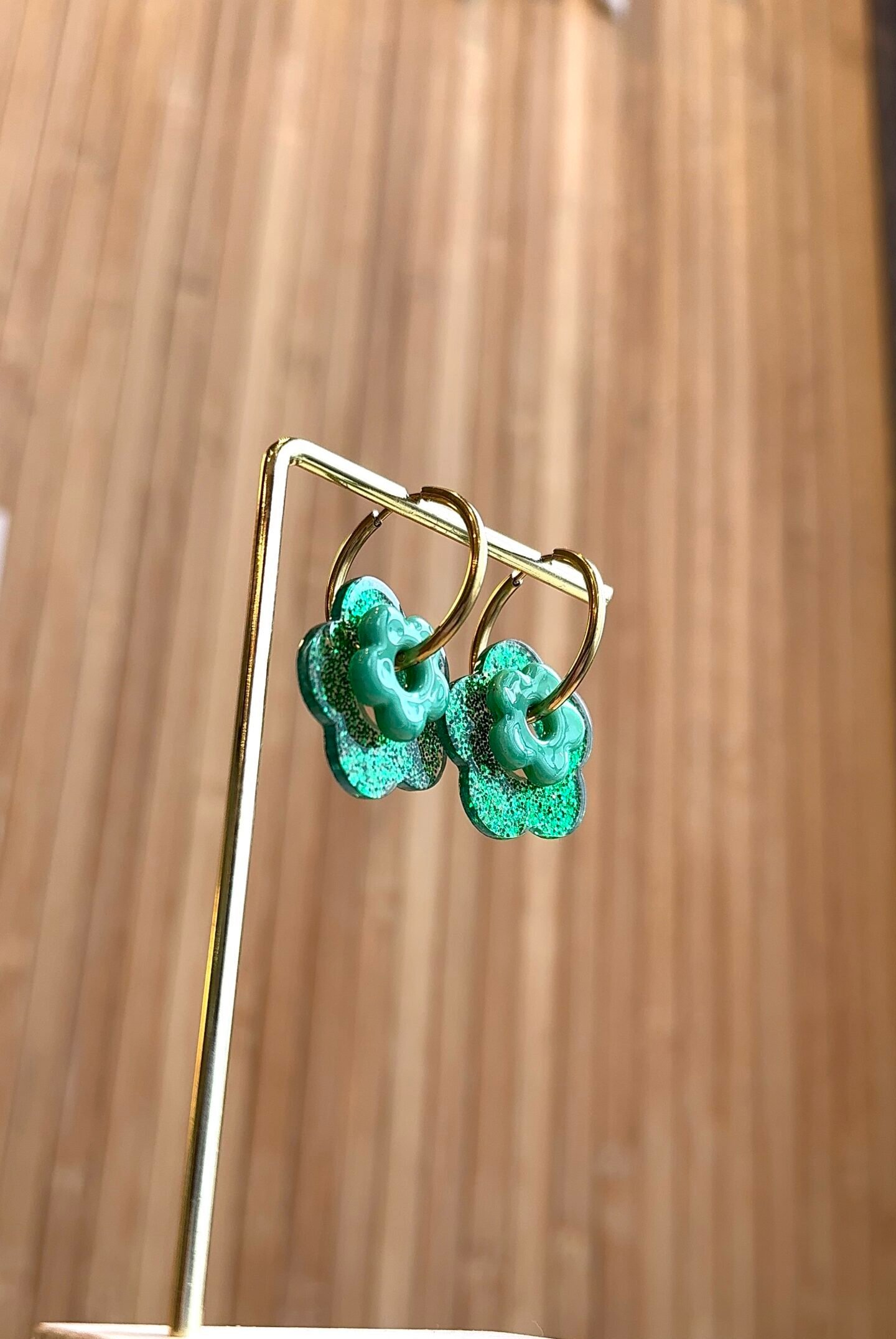 Boucles d'oreilles BALA vert
