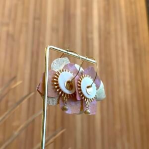 Boucles d'oreilles MOANA rose