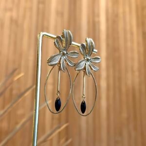 Boucles d'oreilles DUNE noir