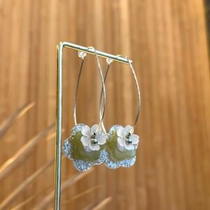 Boucles d'oreilles HANNA vert