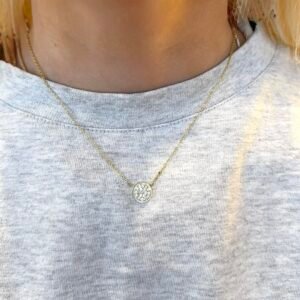 Collier ABBA blanc