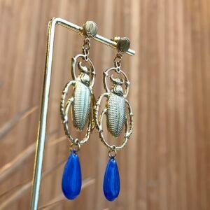 Boucles d'oreilles ROMANE bleu