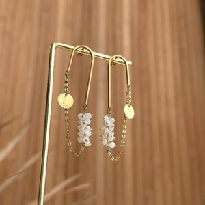Boucles d'oreilles SCARLETTE blanc