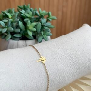 Bracelet ZOE palmier doré