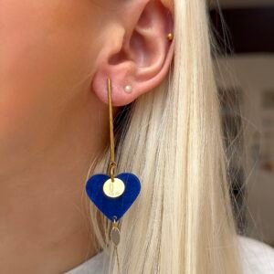 Boucles d'oreilles LYSIA bleu
