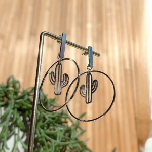 Boucles d'oreilles NENU argenté