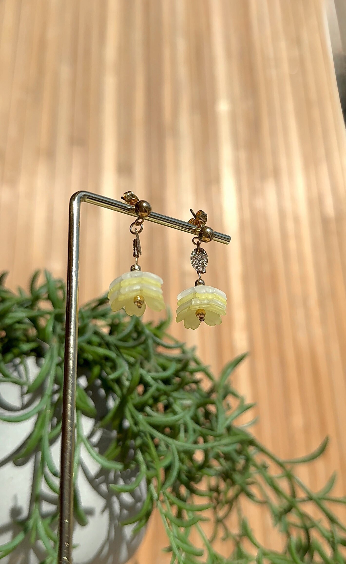 Boucles d'oreilles LIVIA jaune
