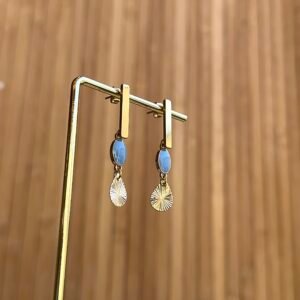 Boucles d'oreilles MEERA bleu