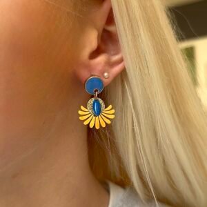 Boucles d'oreilles MIGNONNE bleu