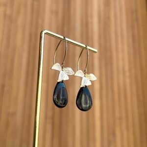 Boucles d'oreilles SUZON noir