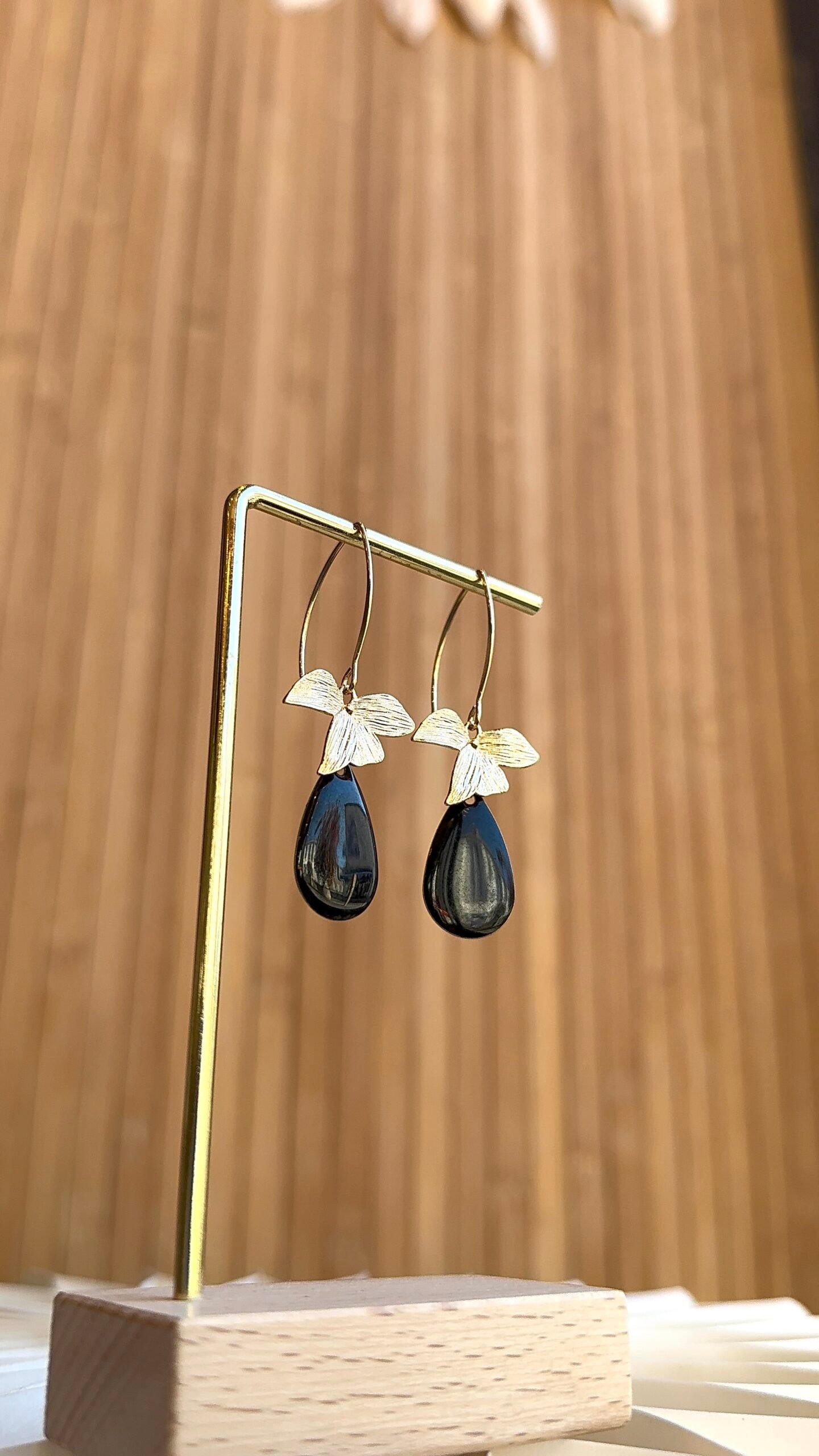 Boucles d'oreilles SUZON noir