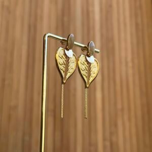 Boucles d'oreilles FLORENTINA beige