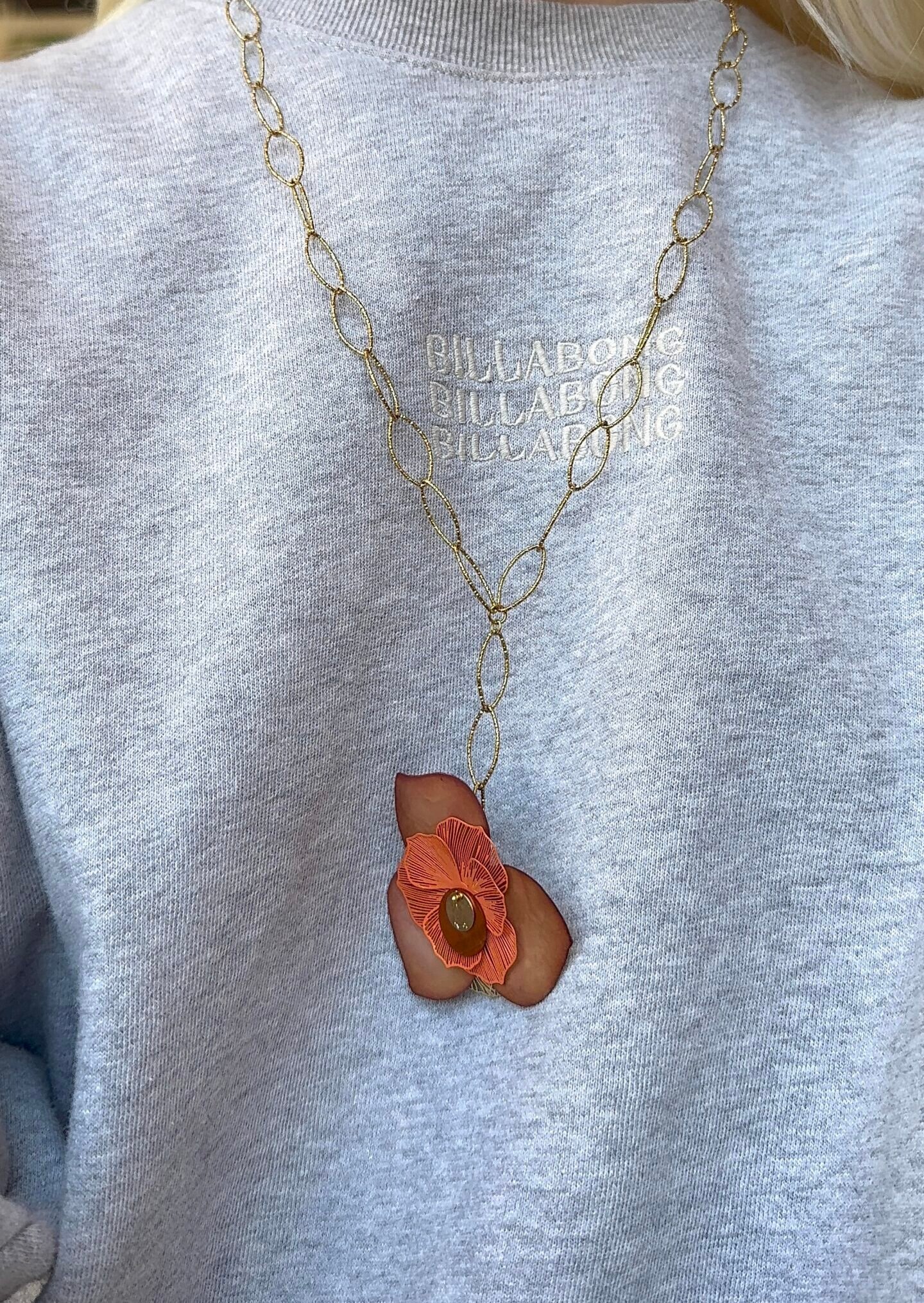 Sautoir ETERNEL orange