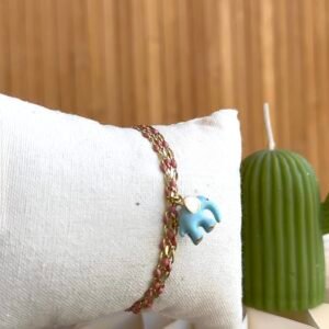 Bracelet ELEFA rose, bleu