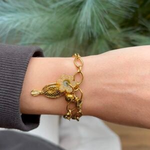 Bracelet MELIE jaune, vert