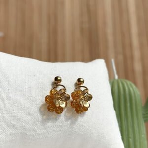 Boucles d'oreilles STARLETTE jaune