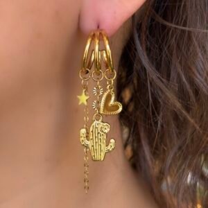 Boucles d'oreilles TACASÜ jaune