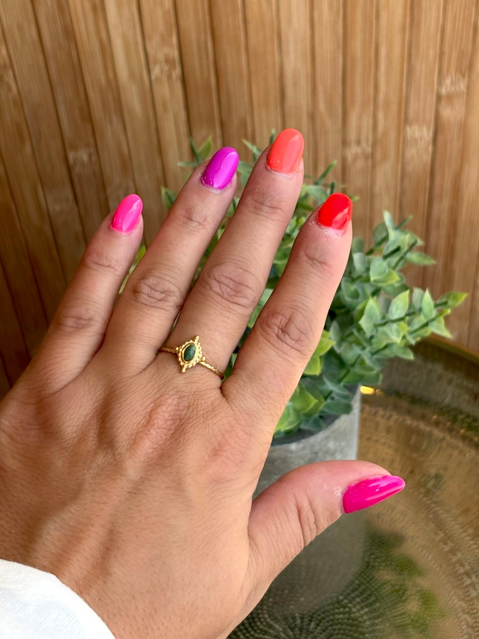 Bague VANIA vert – Image 2