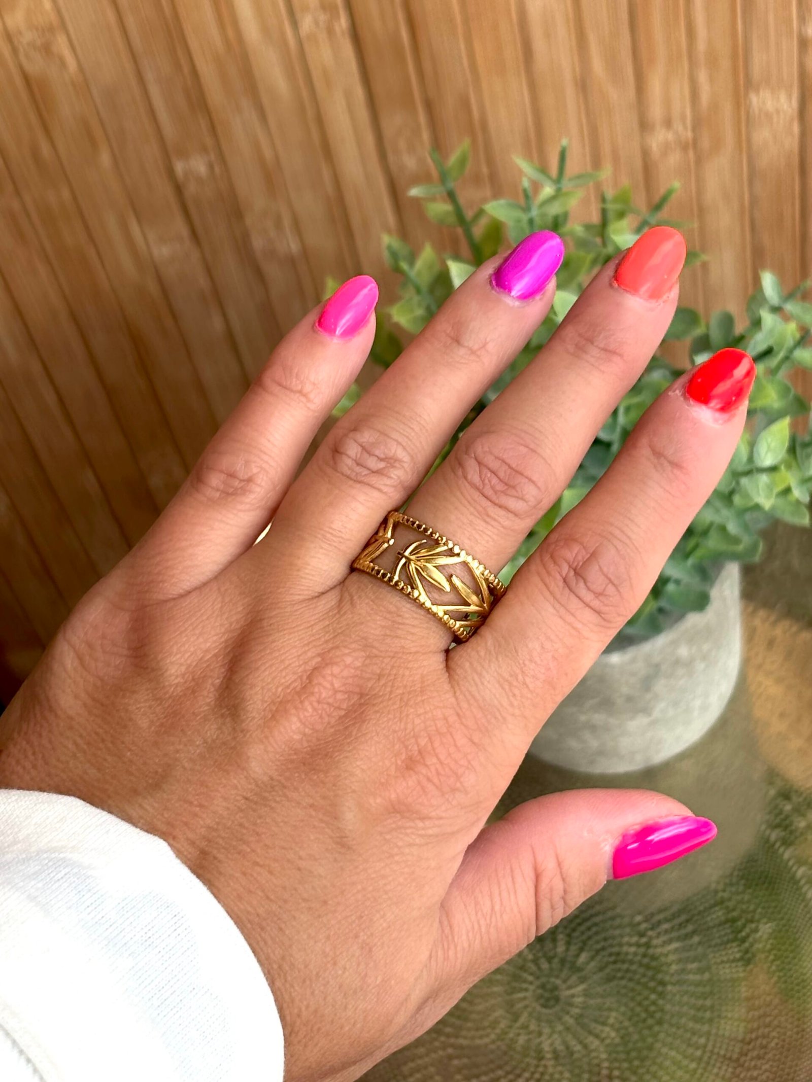 Bague LÄFY doré – Image 2