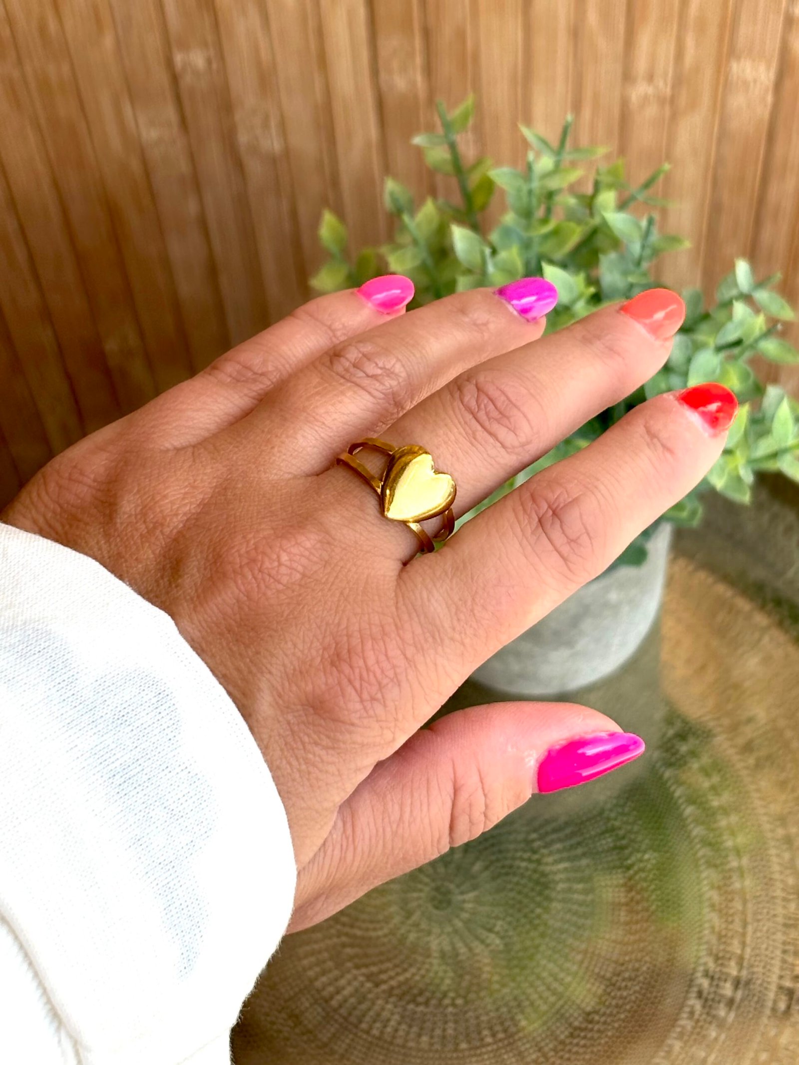 Bague CORA doré – Image 2