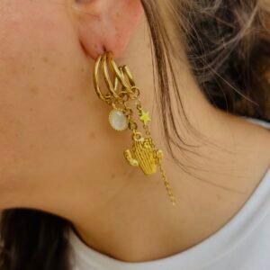 Boucles d'oreilles TACASÜ jaune