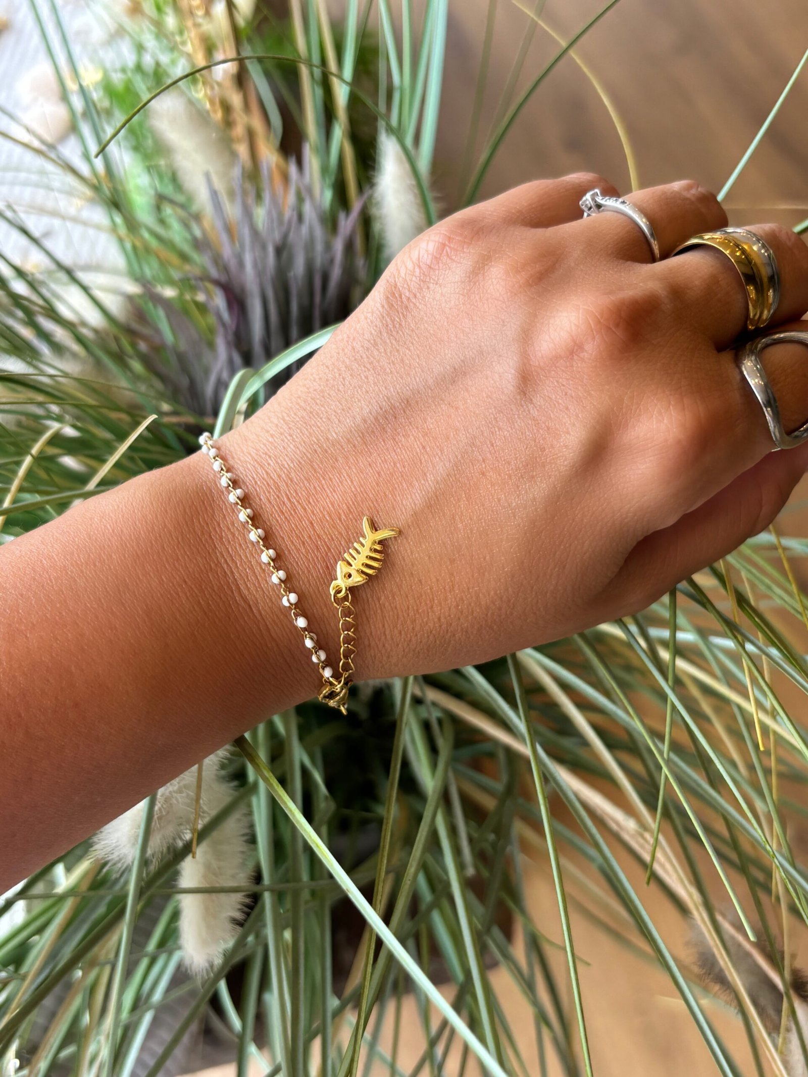 Bracelet ELMA blanc – Image 2