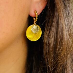 Boucles d'oreilles JILL jaune