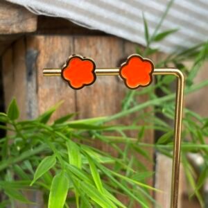 Boucles d'oreilles AUDACIEUSE orange
