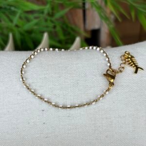 Bracelet  ELMA blanc