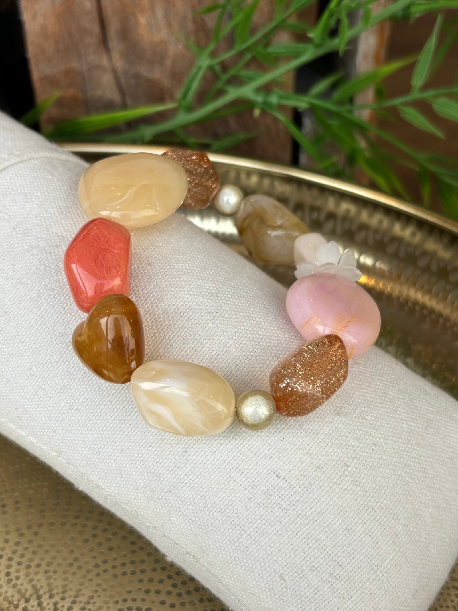 Bracelet SOLEIL nuance de rose