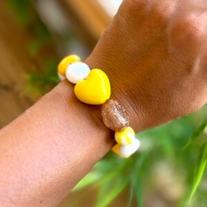 Bracelet SOLEIL nuance de jaune