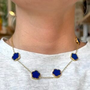 Collier AUDACIEUSE bleu multi