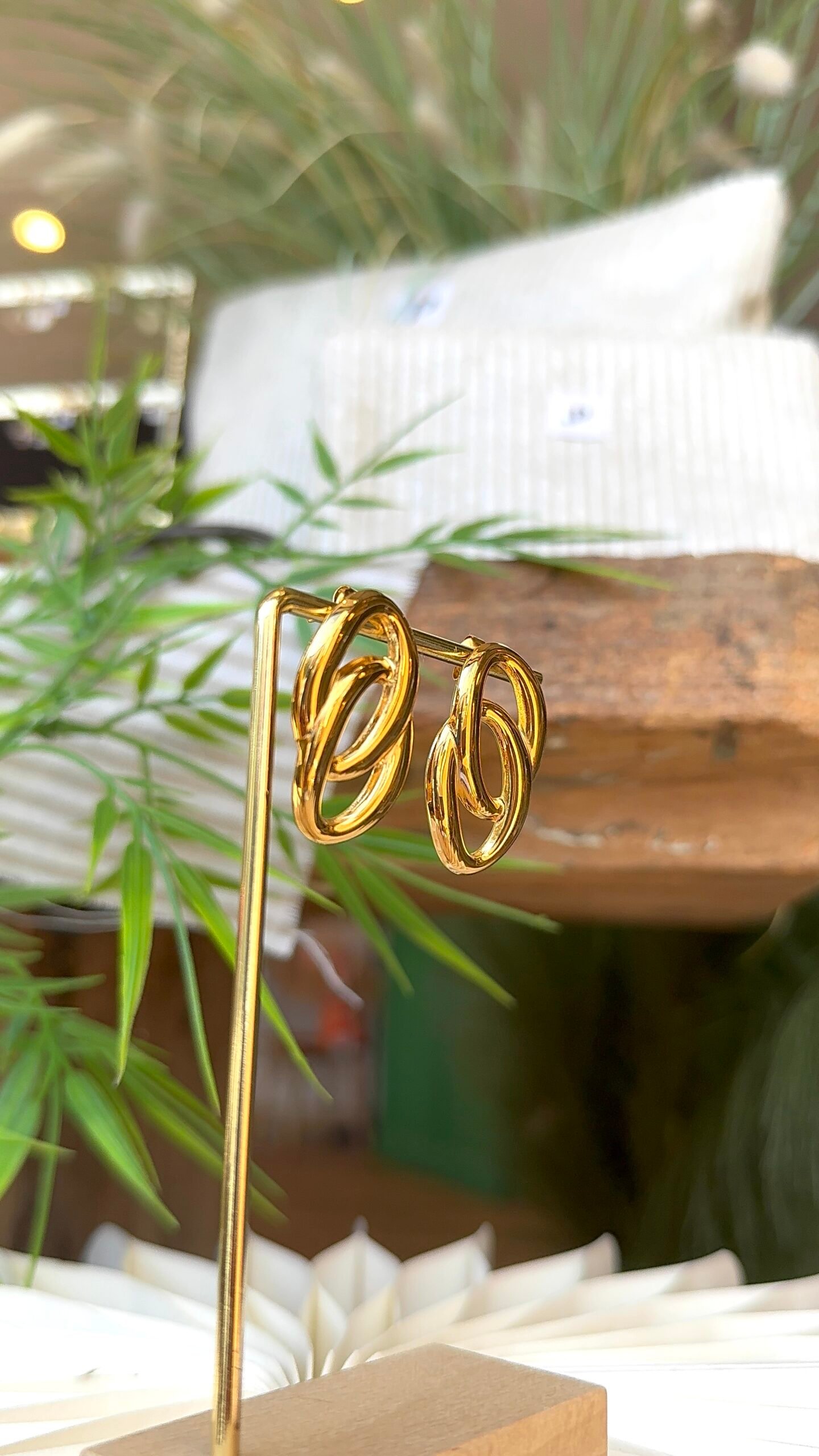 Boucles d'oreilles MADIE doré