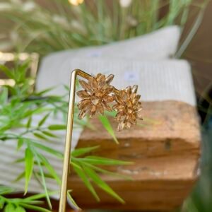 Boucles d'oreilles ZOUMA mordoré
