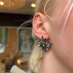 Boucles d'oreilles ZOUMA gris