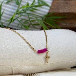 Collier MUTINE fuchsia
