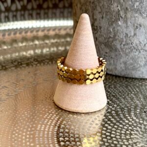 Bague TRÏA doré