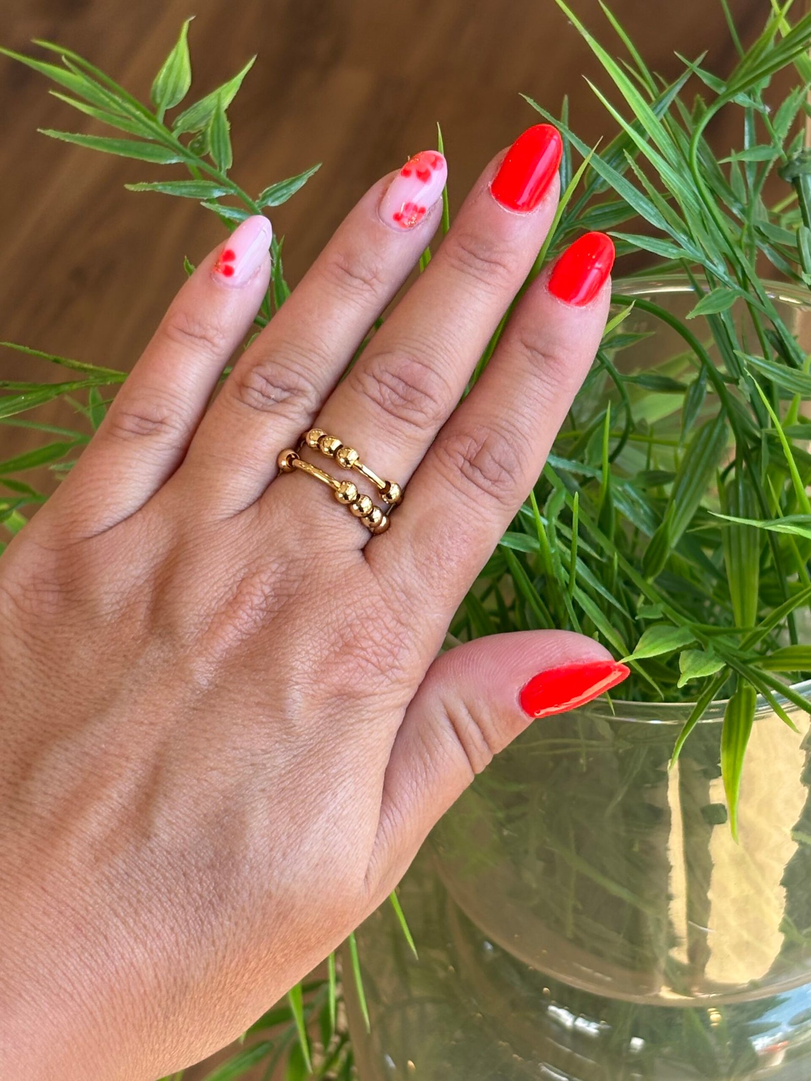 Bague LOUISON doré – Image 2