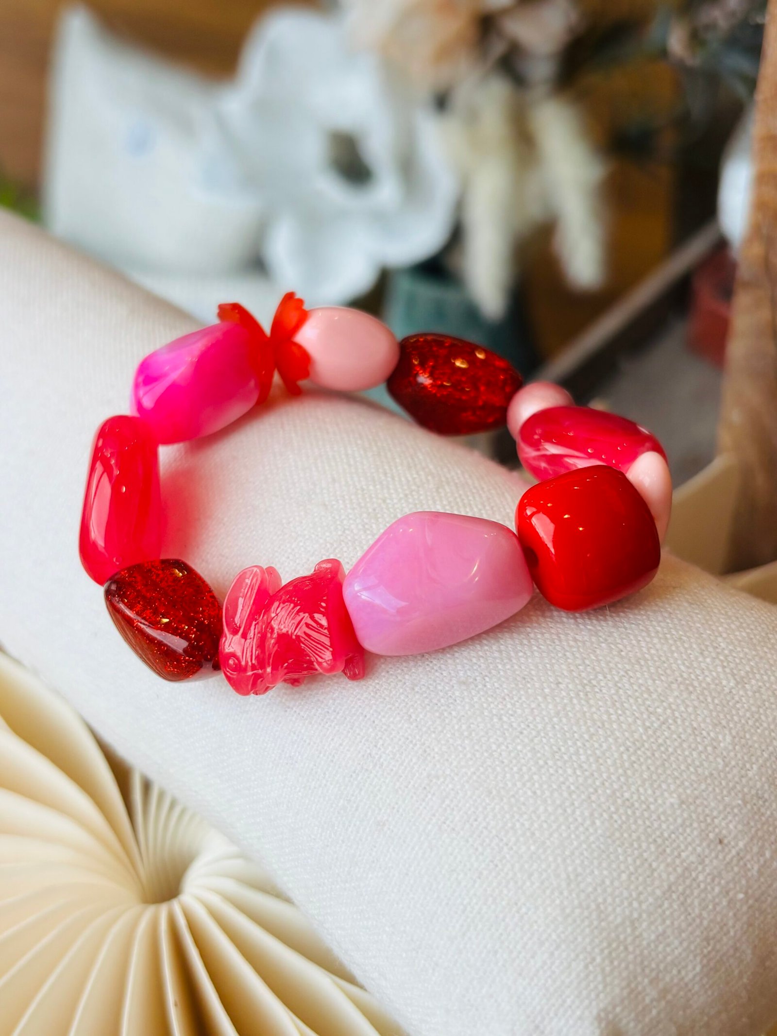 Bracelet SOLEIL nuance de rose