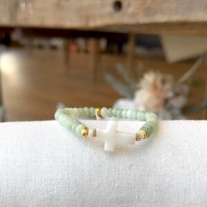 Bracelet CONSTANCE vert d'eau
