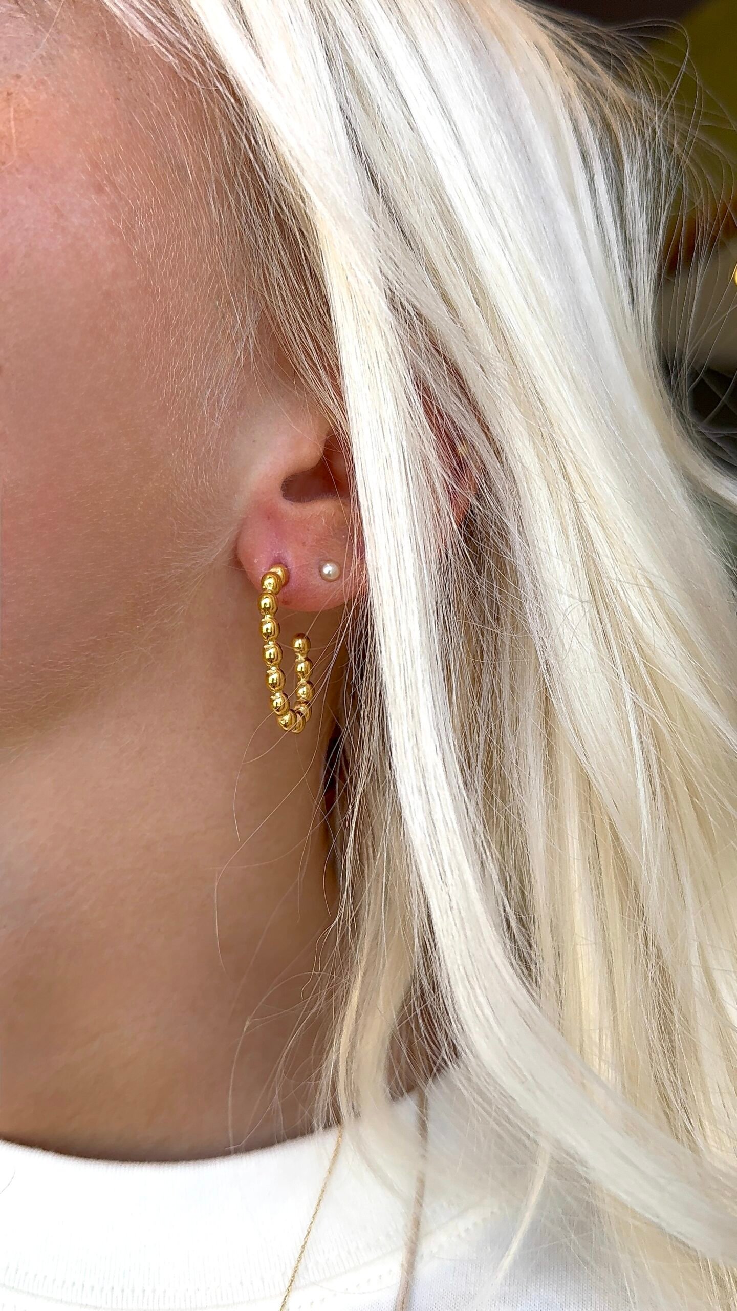 Boucles d'oreilles LÜLA doré – Image 2