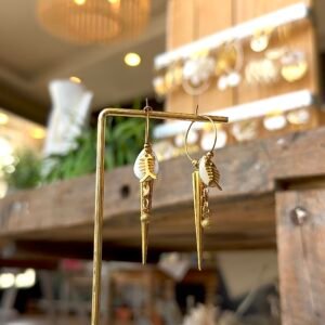 Boucles d'oreilles JENA blanc