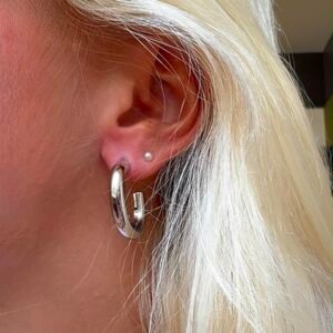 Boucles d'oreilles BLONDY argenté